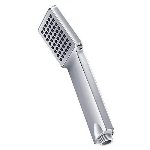 Kibath L173411 Duschgriff Handbrause mit quadratischem Maneral 1 Position. Leicht und mit natürlichem Regeneffekt. Hergestellt aus ABS Finish. Antikalk-System Universalanschluss, Chrom glänzend von Kibath