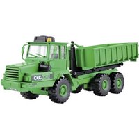 Kibri 14020 H0 Baufahrzeug Modell Kaeble Gmeinder Knicklenker mit Hakenabrollaufbau von Kibri