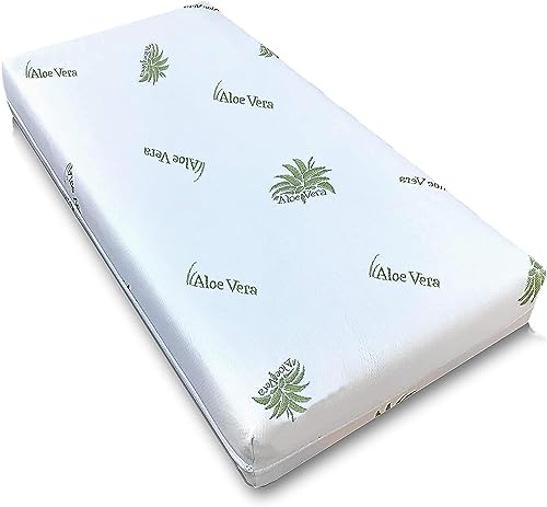 Kiby® Matratze für Kinderbett mit Aloe Vera (OEKO-TEX® und CERTIPUR™ zertifiziert), Wiegenmatratze für Babybett, waschbar, abnehmbarer Bezug, (120 x 60 x 14) von Kiby