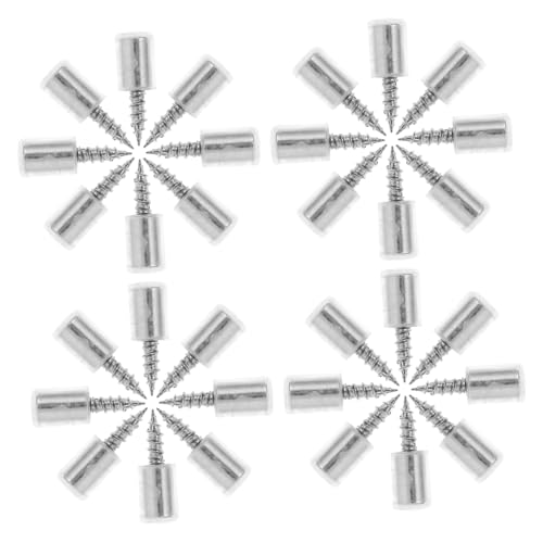 100Stücke Teiliges Selbstkipp mit Gummiärmel für Sichere Regalstützen Einlegeboden Halter für Schränke Glasecken Installieren Schlagfest Vielseitig von Kichvoe