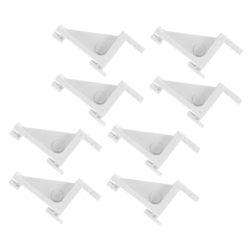 8Stücke Gefrierschrank Regal Clips Multifunktionale Kühlschrank Abstandshalter für Flexible Organisation Stabilen Halt für Kühlschrank Gefrierschrank von Kichvoe