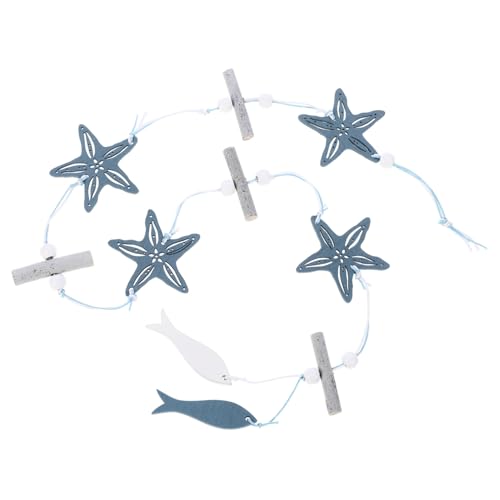 Kichvoe 1 Stück Mediterranes Holzornament Kreativer Hängedekor mit Maritimen Motiven für Wandgestaltung im Wohnzimmer oder Badezimmer Langlebig und Verarbeitet von Kichvoe