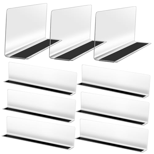 Kichvoe 10 Stück PVC Trennwände Für Kleiderablagen Magnetische Trennwände Magnetische Klassifizierungsblenden Magnetische Regale Transparente Regaltrennwände Regal Magnettrennwände von Kichvoe
