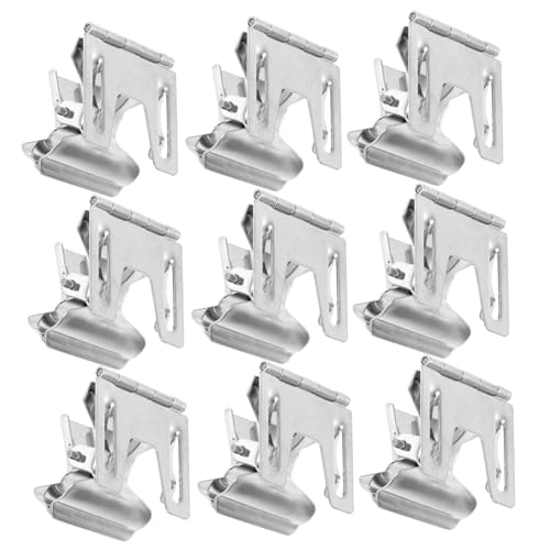 Kichvoe 10 Stück Preisschild Rack Warendisplay Clips Werbedisplay Cliphalter Etikettenclips Regaletikettenclips Einzelhandelspreise Etikettenclips Regalschildhalterclips Silber von Kichvoe