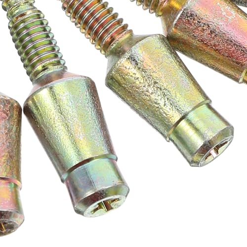 Kichvoe 10 Stück Verstärkungsschrauben für Türscharniere – Sicherheitstür-Reparatursatz aus Kohlenstoffstahl, Zubehör für Schließblech, Schranktor Kichvoe 10 Stück Verstärkungsschrauben für Türscharniere – Sicherheitstür-Reparatursatz aus Kohlenstoffstahl, Zubehör für Schließblech, Schranktor von Kichvoe