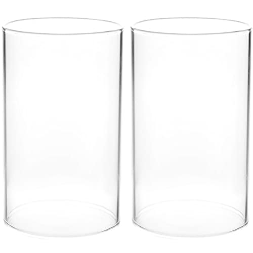 Kichvoe 2 Stück Kerzenhalter aus Klarem Hurricane-Kerzenhalter -Stumpenkerzenhalter für Zuhause Kerzen-Tischdekoration 6 X 10 cm Kichvoe 2 Stück Kerzenhalter aus Klarem Hurricane-Kerzenhalter -Stumpenkerzenhalter für Zuhause Kerzen-Tischdekoration 6 X 10 cm von Kichvoe