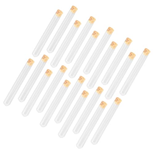 Kichvoe 20 Stück Teiliges Glas-reagenzgläser mit Korken Flachboden Transparente Glasröhrchen für Labor Pflanzen DIY Vielseitig Verwendbar Stabile Kompakte Probenbehälter Kichvoe 20 Stück Teiliges Glas-reagenzgläser mit Korken Flachboden Transparente Glasröhrchen für Labor Pflanzen DIY Vielseitig Verwendbar Stabile Kompakte Probenbehälter von Kichvoe