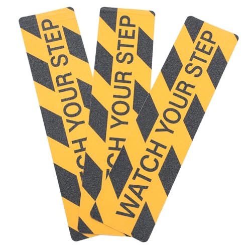 Kichvoe 3 Stücke Aufkleber Party Streifen Vorsicht Boden Outdoor Uhr Warnung Klebeband Ihre Geben Sie Tread Hi Mind The Step Zeichen Aufkleber Pvc von Kichvoe
