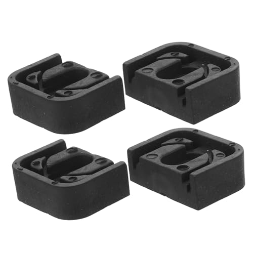 Kichvoe 4 Stück Shock Pad Anti Vibrations Pads Für Klimaanlagen Ac Gerätefüße Klimaanlagen Vibrationsdämpfer Anti Vibrations Pads Ac Kondensator Pad Vibrationsdämpfer Pads Schwarz von Kichvoe