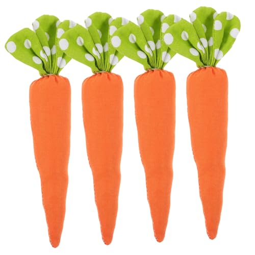 Kichvoe 4 Stück Teiliges Karotten Dekoration für Ostern Weiche Stoffkarotten für Kreative Bastelprojekte Tischdekoration und Partyzubehör für Etagere und Frühlingsfeiern Kichvoe 4 Stück Teiliges Karotten Dekoration für Ostern Weiche Stoffkarotten für Kreative Bastelprojekte Tischdekoration und Partyzubehör für Etagere und Frühlingsfeiern von Kichvoe