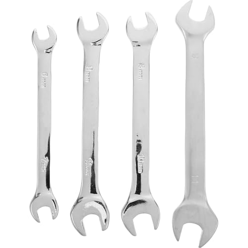 Kichvoe 4-teiliger Doppelmaulschlüssel – versetzter Winkel, kleiner Flachkopfschlüssel, Werkzeuge für Autoreparatur, Fahrradwartung, Industrie, 6 mm – 11 mm Kichvoe 4-teiliger Doppelmaulschlüssel – versetzter Winkel, kleiner Flachkopfschlüssel, Werkzeuge für Autoreparatur, Fahrradwartung, Industrie, 6 mm – 11 mm von Kichvoe