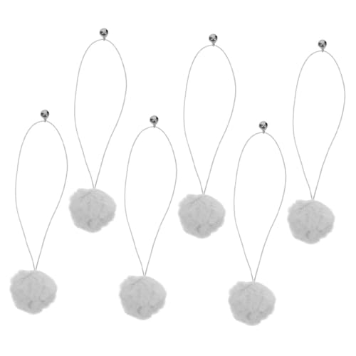 Kichvoe 6 Stück Teiliges Katzenspielzeug mit Hängenden Bällen und Glöckchen Langlebige Ersatzbälle für Katzenkratzturm Interaktives Robustes Spiel und Aktivität Kichvoe 6 Stück Teiliges Katzenspielzeug mit Hängenden Bällen und Glöckchen Langlebige Ersatzbälle für Katzenkratzturm Interaktives Robustes Spiel und Aktivität von Kichvoe