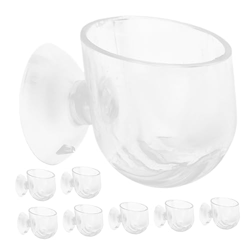Kichvoe 8 Stück Teiliges Aquarium Pflanzenhalter mit Saugnäpfen Transparenter Hängender Pflanztopf für Süß und Vielseitig als Fischfutter und Wasserpflanzenhalter Geeignet Leicht zu Kichvoe 8 Stück Teiliges Aquarium Pflanzenhalter mit Saugnäpfen Transparenter Hängender Pflanztopf für Süß und Vielseitig als Fischfutter und Wasserpflanzenhalter Geeignet Leicht zu von Kichvoe