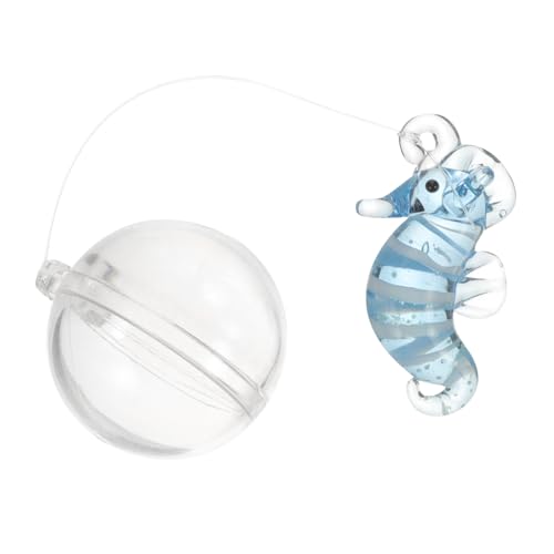 Kichvoe Aquarium Dekoration Leuchtendes Schwimmendes Ornament aus Glas Farbintensiv und Langlebig Nachtleuchtend Künstlerische Fischbehälter Verzierung für Aquarium und Teich Einfache von Kichvoe