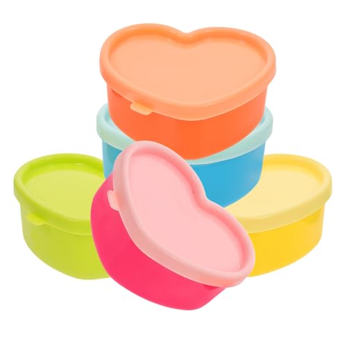 Kichvoe Essigspender 5 Stück Mini-saucenboxen Gewürzbehälter Deckel Pp-material Fleckenbeständig Geeignet Für Aktivitäten in Der Küche Im Freien von Kichvoe