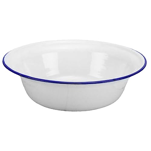 Kichvoe Emaille-Becken Retro-Emaille-Schüssel Vintage-Waschbecken Küchenschüssel Porzellan-Rührschüssel Suppen-Servierschüssel für Nudeln Salat Ramen Küchenhelfer 18 Cm Kichvoe Emaille-Becken Retro-Emaille-Schüssel Vintage-Waschbecken Küchenschüssel Porzellan-Rührschüssel Suppen-Servierschüssel für Nudeln Salat Ramen Küchenhelfer 18 Cm von Kichvoe