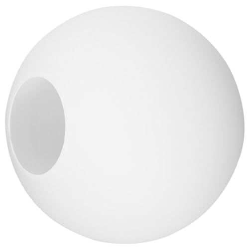 Kichvoe Ersatz-Glaskugel-Lampenschirm Rund E27 13 Cm Opal-Weiß Kugel-Lampenschirm Für Pendelleuchte Lampe Wandleuchte von Kichvoe