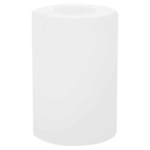 Kichvoe Ersatz-lampenschirm aus Glas, Weißer Zylindrischer Lampenschirm für E27-leuchten, Moderne Wohnkultur, 5, 11 X 3, 46 Zoll von Kichvoe