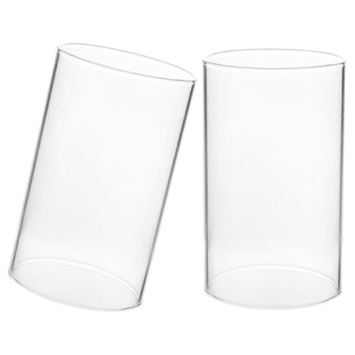 Kichvoe 2stücke Glaszylinder Kerzenhalter Transparent Offene Kerzenabdeckung Für Wohnzimmer Und Tischdekoration Stilvolle Atmosphäre Für Ihr Zuhause Kichvoe 2stücke Glaszylinder Kerzenhalter Transparent Offene Kerzenabdeckung Für Wohnzimmer Und Tischdekoration Stilvolle Atmosphäre Für Ihr Zuhause von Kichvoe