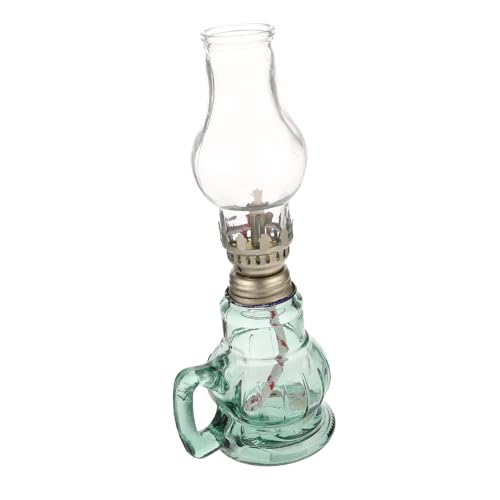 Kichvoe Kerzenlampe Aus Glas Vintage Petroleumlampe Retro Kerosinlampe Für Zuhause Petroleumlampe Mit Glasabdeckung Praktische Dekolampe Für Wohnkultur von Kichvoe