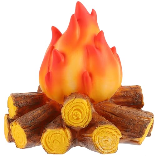 Kichvoe Led-Fake-Lagerfeuerlampe Kunstharz Batteriebetrieben Künstliches Feuer Fake-Flamme-Fackel Mit Realistischem Holzscheit Flammenlose Kerze Für Kichvoe Led-Fake-Lagerfeuerlampe Kunstharz Batteriebetrieben Künstliches Feuer Fake-Flamme-Fackel Mit Realistischem Holzscheit Flammenlose Kerze Für von Kichvoe