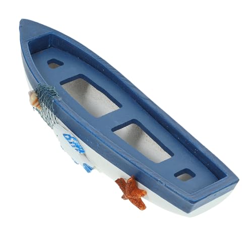 Kichvoe Mediterranes Segelboot Modell aus Nautische Tischdekoration im Retro Stil Design für Zuhause Büro und Garten Deko für von Holzkunst und Mediterraner Ästhetik von Kichvoe