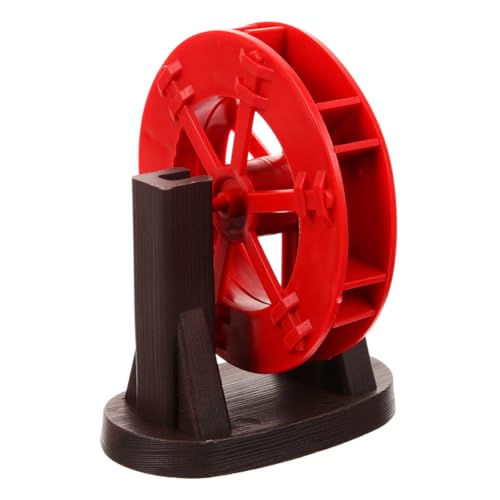 Kichvoe Rotierendes Wasserrad aus Kunststoff Mikro-Dekoration für Aquarium und Gartenteich Langlebiges Leichtes Wasserrad für Innen Außengestaltung Wassergeräuschförderndes von Kichvoe