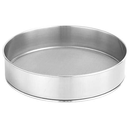 Kichvoe Stainless Steel Mehlsieb Handheld Sifter Für Puderzucker Und Feines Mehl Für Backen Von Brot Pizza Und Keksen Langlebiger Küchenhelfer von Kichvoe