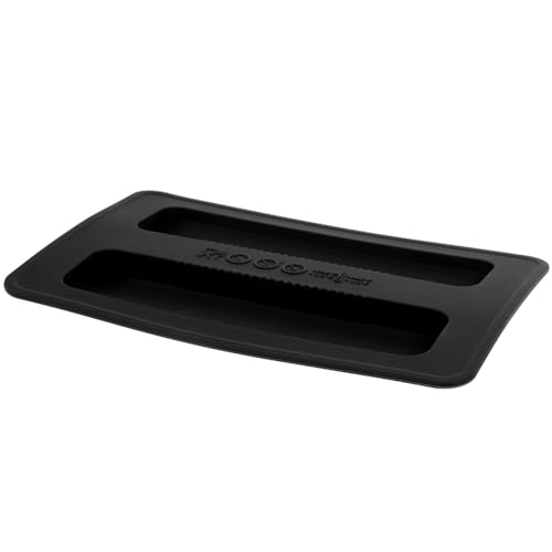 Kichvoe Silikon-Toaster-Deckel 2-Scheiben-Toaster-Abdeckung Brotbackautomaten-Abdeckung Toaster-Gerät Obere Abdeckung Sandwich-Oberdeckel Toaster Maschinenteil Zubehör Schwarz von Kichvoe