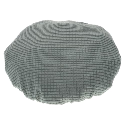 Kichvoe Tischtuch Liegestuhl Runde Barhocker-Sitzbezüge Elastische Stretch-Stuhlüberzüge Waschbare Hockerkissen Stuhlschoner Für Zuhause Büro Esszimmer Bar Tischläufer Schwarzes Gummiband von Kichvoe