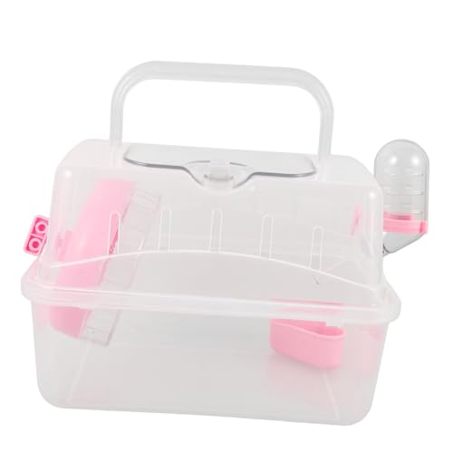 Kichvoe Transparenter Hamsterkäfig Tragbar Kleintierkäfig mit Griff Design Ausbruchsicheres Meerschweinchen Gehege für Draußen Viel Platz für Zwergkaninchen Mäuse und Frettchen Robust und Kichvoe Transparenter Hamsterkäfig Tragbar Kleintierkäfig mit Griff Design Ausbruchsicheres Meerschweinchen Gehege für Draußen Viel Platz für Zwergkaninchen Mäuse und Frettchen Robust und von Kichvoe