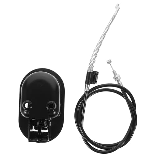 Kichvoe Universeller Aluminium-Rückenkontrollhebel mit Feder und Kabel, Metall-Zughebel-Ersatz für Sofa, Couch und Stuhl, Schwarz, 11 x 6,8 x 4 cm, 96 cm Kabel Kichvoe Universeller Aluminium-Rückenkontrollhebel mit Feder und Kabel, Metall-Zughebel-Ersatz für Sofa, Couch und Stuhl, Schwarz, 11 x 6,8 x 4 cm, 96 cm Kabel von Kichvoe