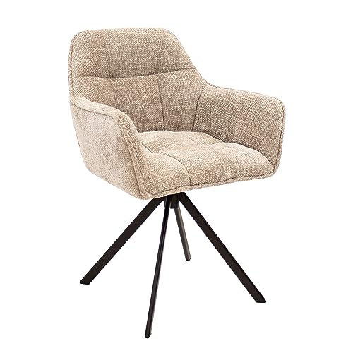 Kick Collection Drehstuhl Luc - Champagner - Modern und Hochwertig - Chenille stof en Metall - Erhältlich in vielen Farben Kick Collection Drehstuhl Luc - Champagner - Modern und Hochwertig - Chenille stof en Metall - Erhältlich in vielen Farben von Kick Collection
