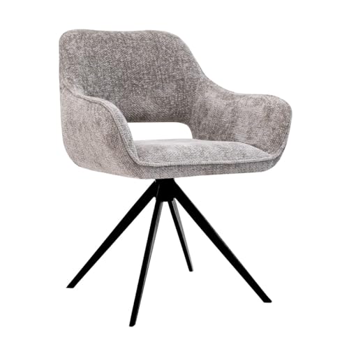 Kick Collection Drehstuhl Nori - Grau - Modern und Hochwertig - Chenille stof en Metall - Erhältlich in vielen Farben Kick Collection Drehstuhl Nori - Grau - Modern und Hochwertig - Chenille stof en Metall - Erhältlich in vielen Farben von Kick Collection