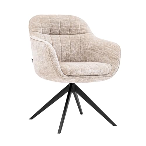 Kick Collection Drehstuhl Stan - Beige - Modern und Hochwertig - textuurstof en Metall - Erhältlich in vielen Farben Kick Collection Drehstuhl Stan - Beige - Modern und Hochwertig - textuurstof en Metall - Erhältlich in vielen Farben von Kick Collection