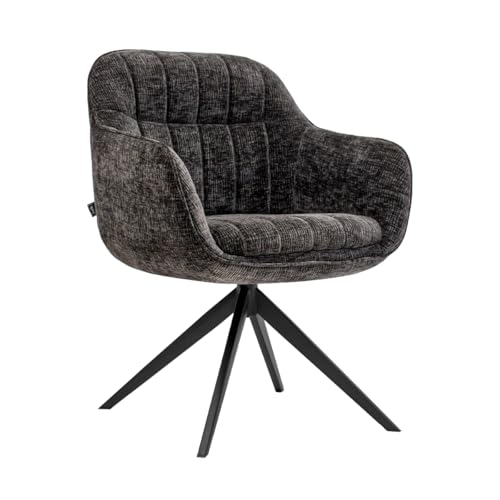 Kick Collection Drehstuhl Stan - Dunkelgrau - Modern und Hochwertig - textuurstof en Metall - Erhältlich in vielen Farben Kick Collection Drehstuhl Stan - Dunkelgrau - Modern und Hochwertig - textuurstof en Metall - Erhältlich in vielen Farben von Kick Collection