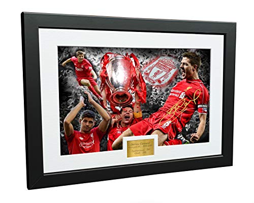 Steven Gerrard Foto-Bilderrahmen, Motiv: The Gerrard Years, 30,5 x 20,3 cm, A4 von Kitbags & Lockers