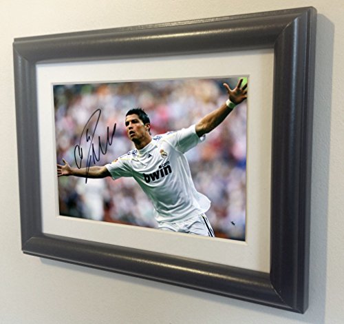 Unterzeichnet Christiano Ronaldo Real Madrid Autogrammkarte Bild Kuriositäten SML von Kicks