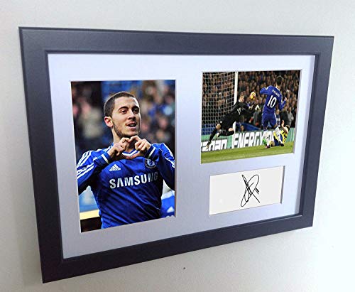 Kitbags & Lockers Signierter Eden Hazard Fotorahmen mit Autogramm, A4 von Kicks