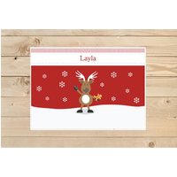 Weihnachtsgeschenke - Reindeer-Placemat-Kids-Personalized-Placemat-For-Christmas Weihnachtsgeschenke - Reindeer-Placemat-Kids-Personalized-Placemat-For-Christmas von KidODesignStudio