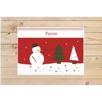 Weihnachtsgeschenke - Snowman-Placemat-Kids-Personalized-Placemat-For-Christmas Weihnachtsgeschenke - Snowman-Placemat-Kids-Personalized-Placemat-For-Christmas von KidODesignStudio