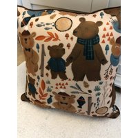 Weiches Minky Teddybär-Kissen von KidPouf