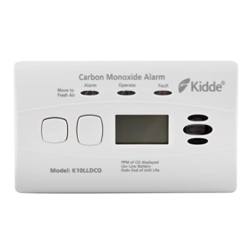 Kidde 10LLDCO Kohlenmonoxid Alarm Digital Display mit versiegelten Akku, Standard Alarm Kidde 10LLDCO Kohlenmonoxid Alarm Digital Display mit versiegelten Akku, Standard Alarm von Kidde