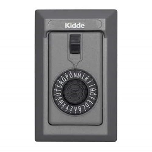 Kidde AccessPoint 001014 KeySafe Original 5-Key Permanent, Drehzifferblatt, Titangrau von Kidde