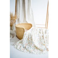 Musselin Swaddle Decke Bio-Bambus Baumwolle Baby Wrap | 120x120cm von KiddieWiddie