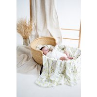 Baby Musselin Swaddle Decke/Neugeborenen Wrap 47 "x 47" Bio Bambus von KiddieWiddie