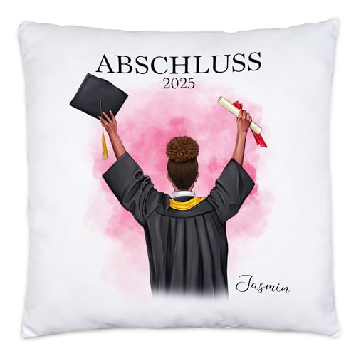 Kiddle-Design Bachelor Master Kissen inkl. Füllung 2025 Abschluss Geschenk Personalisiert Absolventin Doktor Frauen Schulabschluss Abitur Abi Kiddle-Design Bachelor Master Kissen inkl. Füllung 2025 Abschluss Geschenk Personalisiert Absolventin Doktor Frauen Schulabschluss Abitur Abi von Kiddle-Design