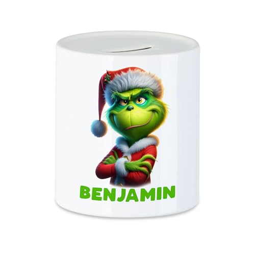 Kiddle-Design Personalisierte Anti Weihnachten Spardose Geschenk Weihnachten Lustig mit Name Nikolaus Fun Geschenkidee Wichtelgeschenk für Männer Kiddle-Design Personalisierte Anti Weihnachten Spardose Geschenk Weihnachten Lustig mit Name Nikolaus Fun Geschenkidee Wichtelgeschenk für Männer von Kiddle-Design