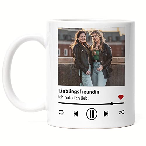 Kiddle-Design Song Cover Tasse Foto Playlist Musikbild Personalisiertes Geschenk mit Bild im Spotify Musik Cover Design Fotogeschenke für Beste Freundin Kiddle-Design Song Cover Tasse Foto Playlist Musikbild Personalisiertes Geschenk mit Bild im Spotify Musik Cover Design Fotogeschenke für Beste Freundin von Kiddle-Design