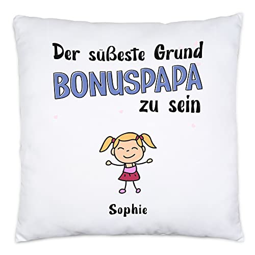 Kiddle-Design Vatertag Kissen inkl. Füllung Süßester Grund Bonus Papa zu Sein Vatertagsgeschenk Stiefvater Geschenk Stiefpapa Geburtstag Kiddle-Design Vatertag Kissen inkl. Füllung Süßester Grund Bonus Papa zu Sein Vatertagsgeschenk Stiefvater Geschenk Stiefpapa Geburtstag von Kiddle-Design